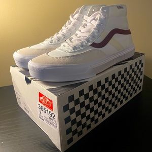 Vans / Crockett High / White and Red / Lizzie’s